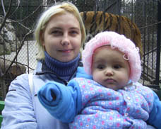 Ekaterina Vlasova with daughter Elizaveta are descendants of Matuseviches from Belarus