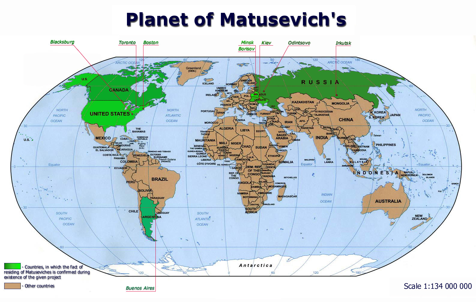 Matusevich's Planet