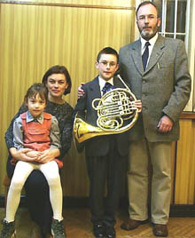 Marek Matusewicz and his family