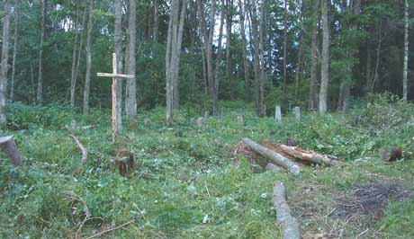 Кладбище в Дубово после благоустройства Ярославом Матусевичем и Геннадием Гудиевским